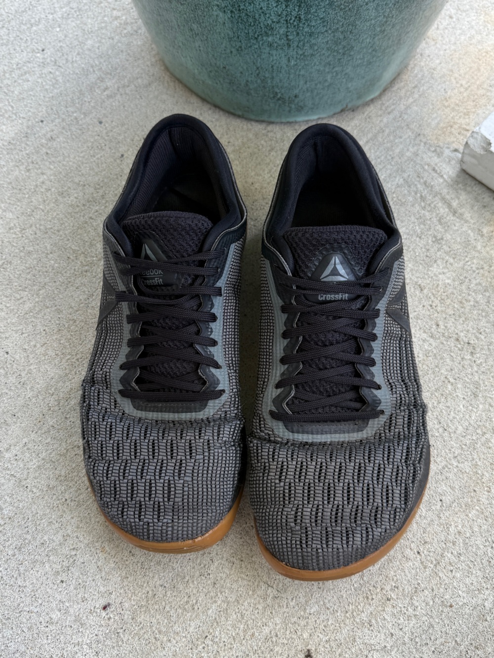 Reebok Men's Black and Brown Athletic CrossFit Shoes